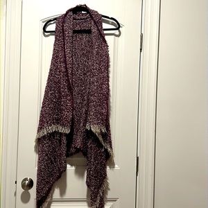 Burgundy purple sweater